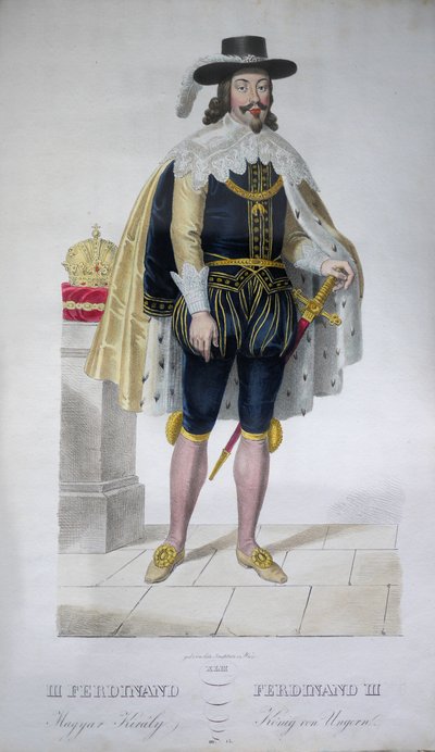 Ferdinand III (1608-1657) by Josef Nikolaus Kriehuber